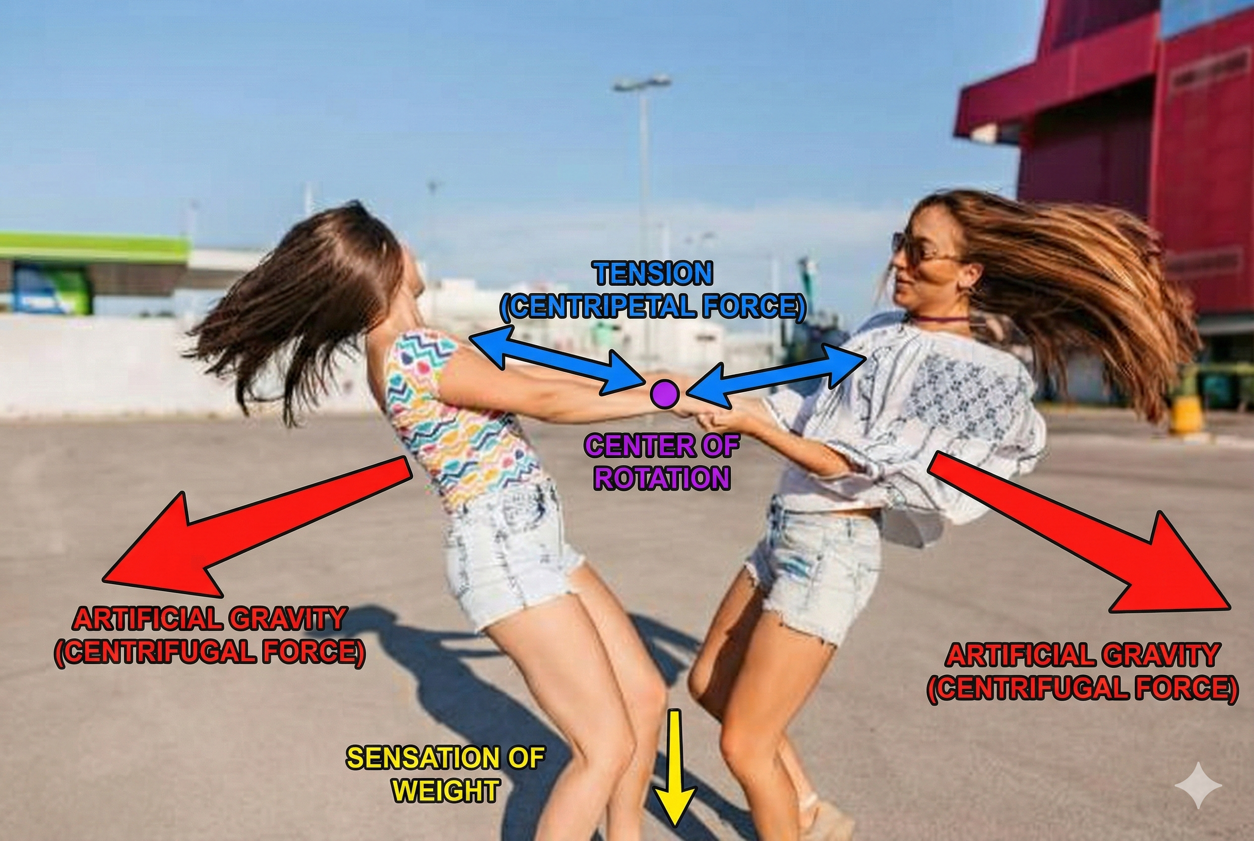 Dancers Analogy for Gemini 11