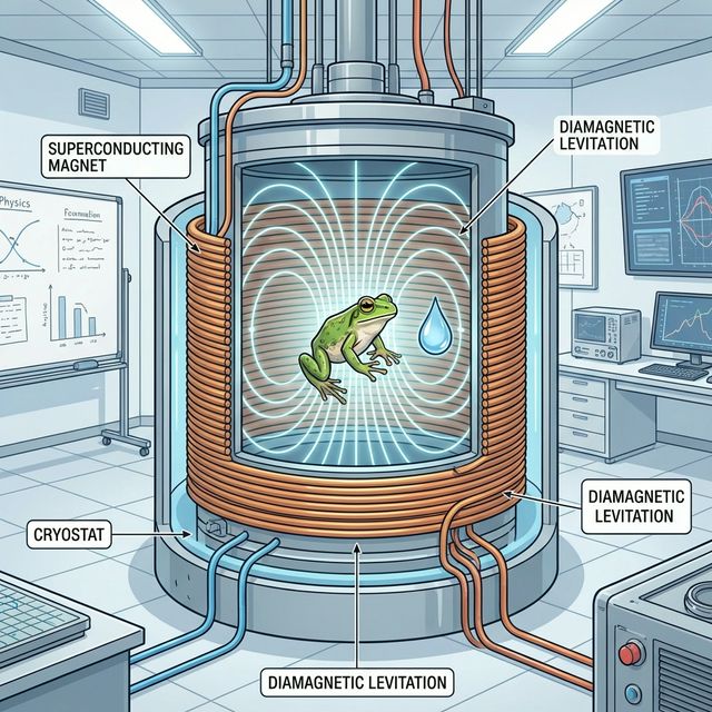 Diamagnetic Levitation Concept