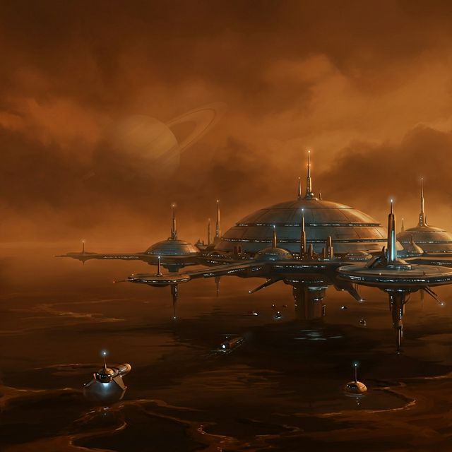 Floating City on Titan