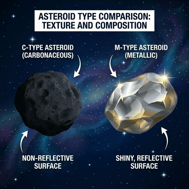 Comparison of Asteroid Types