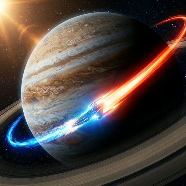 Gravity Assist Maneuver Visualization