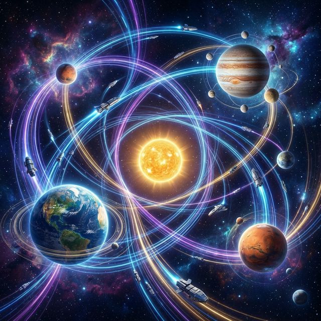 Visualization of the Interplanetary Transport Network